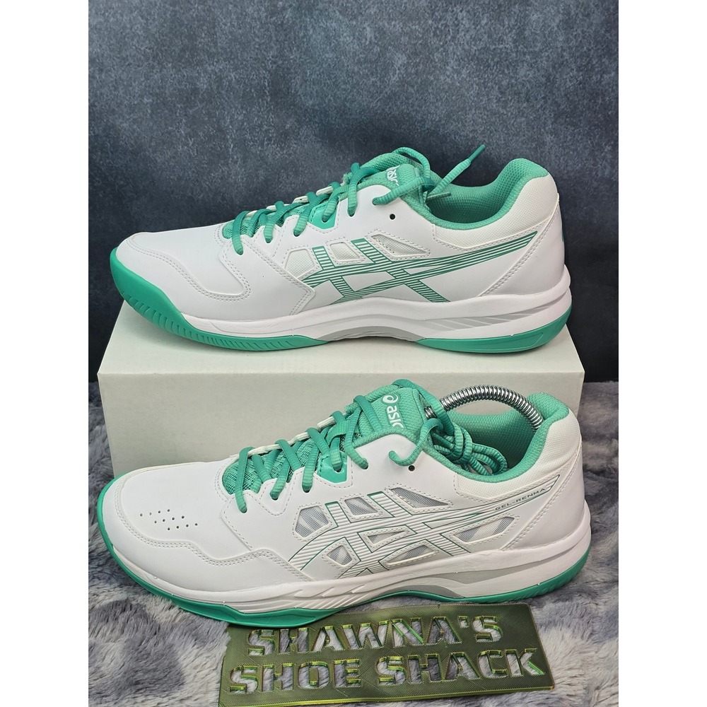 NWOT Asics Gel-Renma Sneakers White Light Sage Pickleball Tennis Women Size 11